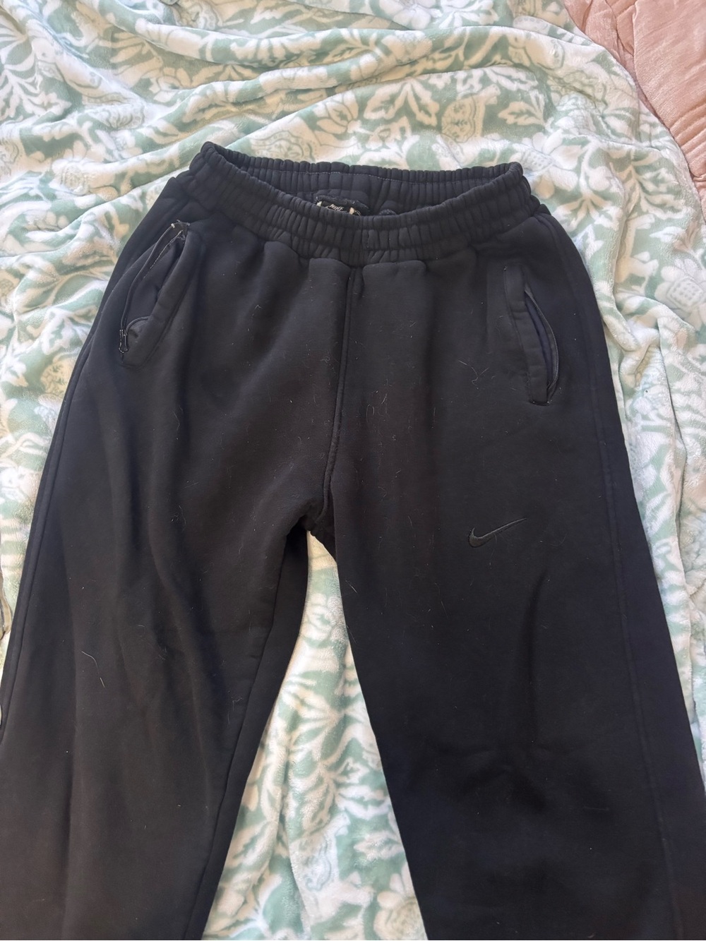 Nike Kids Black Fleece Jogger Pants